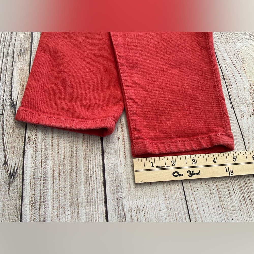 Current Elliott Women’s Stiletto Jeans Size 26 Cayenne Red - Picture 10 of 12